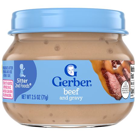 food with meat baby Beef Beef & Gravy Gerber Baby  Food Walgreens