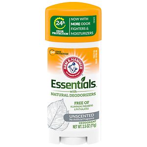 Arm & Hammer Essentials Deodorant with Natural Deodorizers Unscented