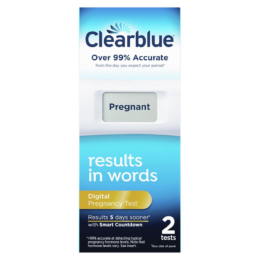 Clearblue Digital Pregnancy Test With Smart Countdown Walgreens