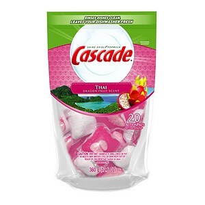 Cascade 2-in-1 ActionPacs Dishwasher Detergent Thai Dragon Fruit