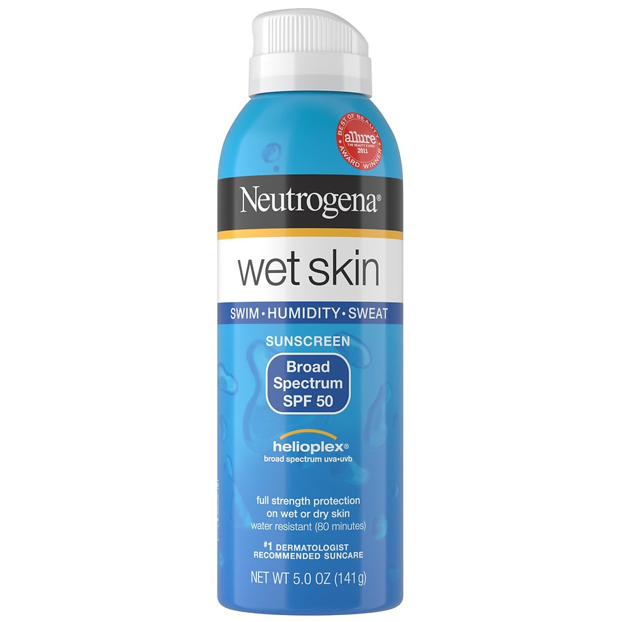  Neutrogena Wet Skin Sunscreen Spray SPF 50 