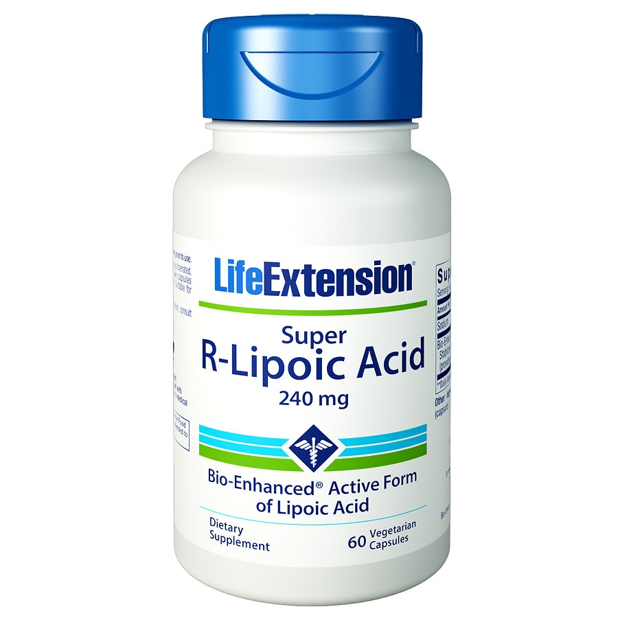 Life Extension Super RLipoic Acid, 240mg, Vegetarian Capsules Walgreens