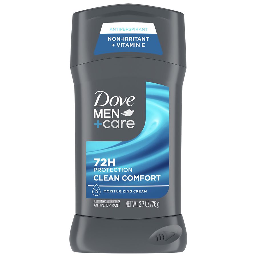 Photo 1 of Dove Men + Care Antiperspirant - Clean Comfort - Non-Irritant - Net Wt. 2.7 OZ (76 g) Per Stick - Pack of 3 Sticks
