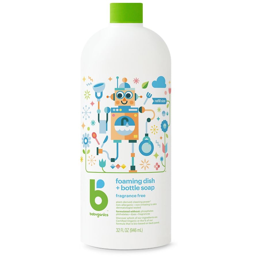 babyganics travel dish soap