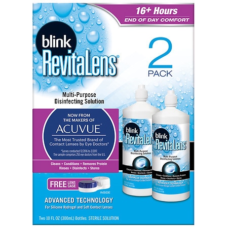 RevitaLens Multi-Purpose Disinfecting Solution - 20 fl oz x 2 pack