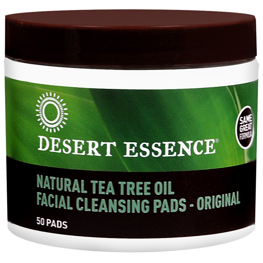 Desert Essence Natural Tea Oil  Original Facial Cleansing Pads