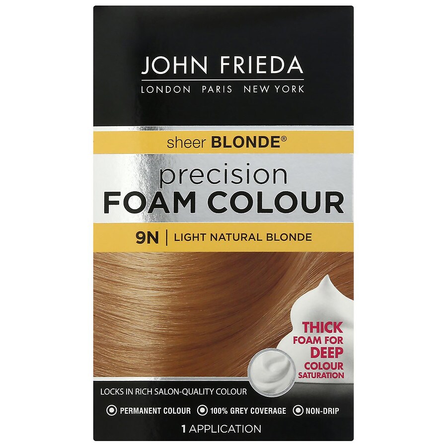  John Frieda Precision Foam Colour, 9N Sheer Blonde Light Natural Blonde 