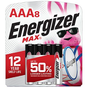 Energizer Max Alkaline Batteries AAA