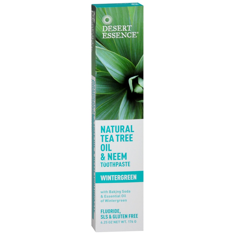 Desert Essence Tea Tree Oil & Neem Toothpaste Wintergreen