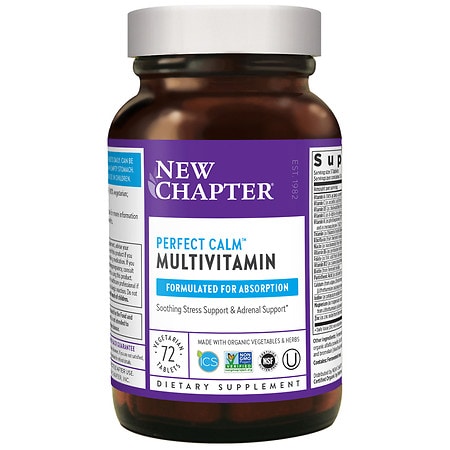 New Chapter Perfect Calm Multi Vitamin, Tablets - 72 ea