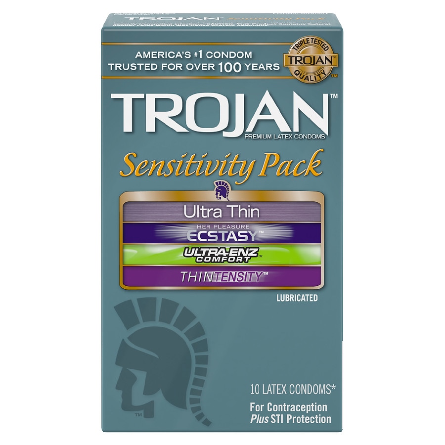  Trojan Sensitivity Variety Pack Lubricated Condoms 