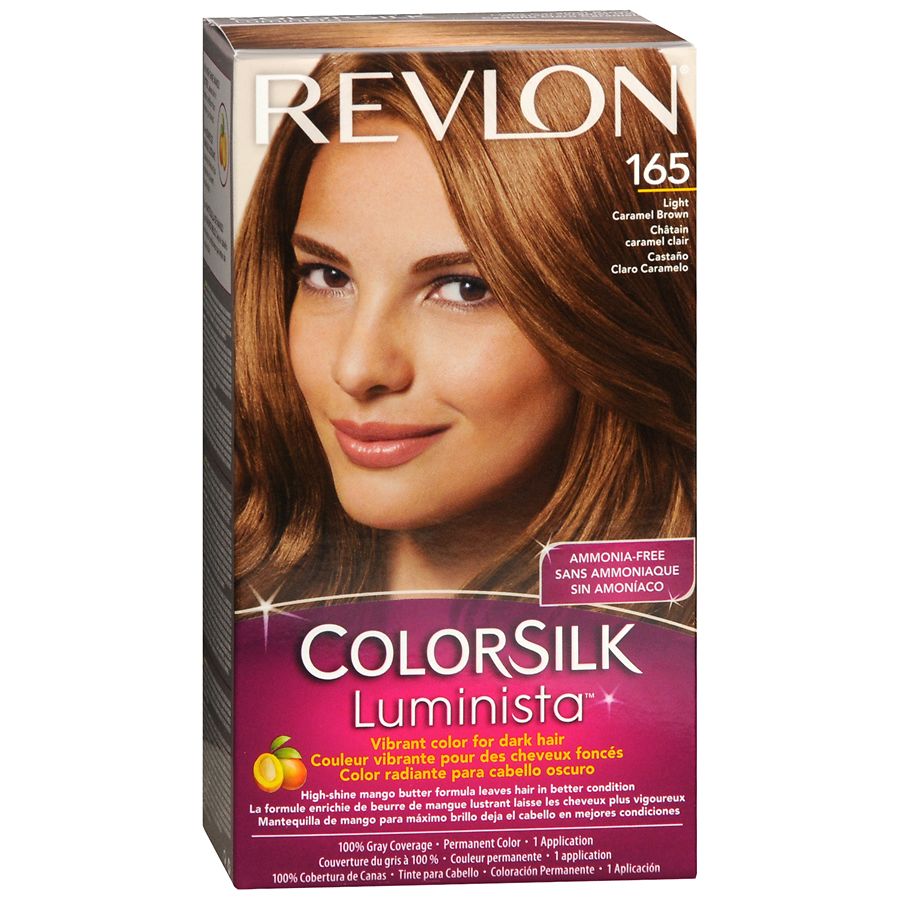 Revlon Colorsilk Luminista Vibrant Color For Dark Hair Light Caramel Brown 165