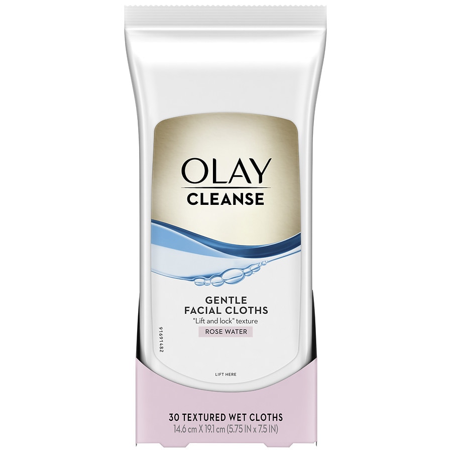 Olay Gentle Facial Cleansing Cloths Rose Water