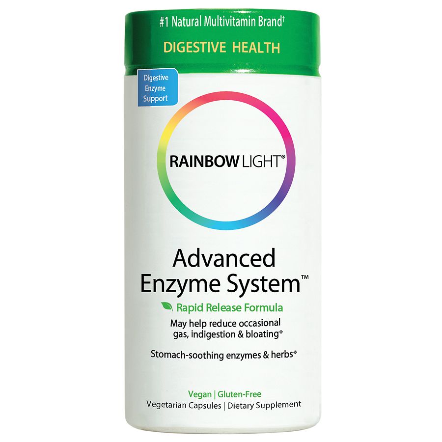 Rainbow Light Advanced Enzyme System Dietary Supplement Capsules