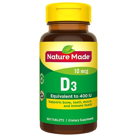 Vitamin D3 10 Mcg 400 Iu Tablets