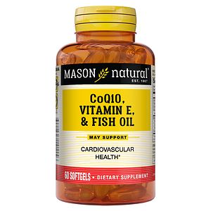 Mason Natural Heart Trio, Co Q-10, Vitamin E & Fish Oil, Softgels