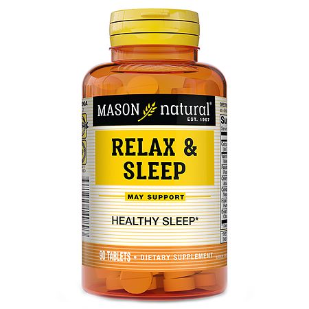 Mason Natural Relax & Sleep, Tablets - 90 ea