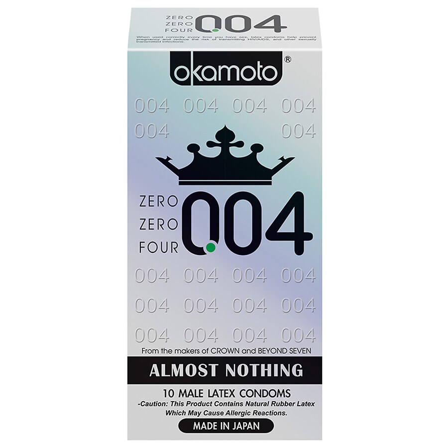 Okamoto 004 Almost Nothing Latex Condoms