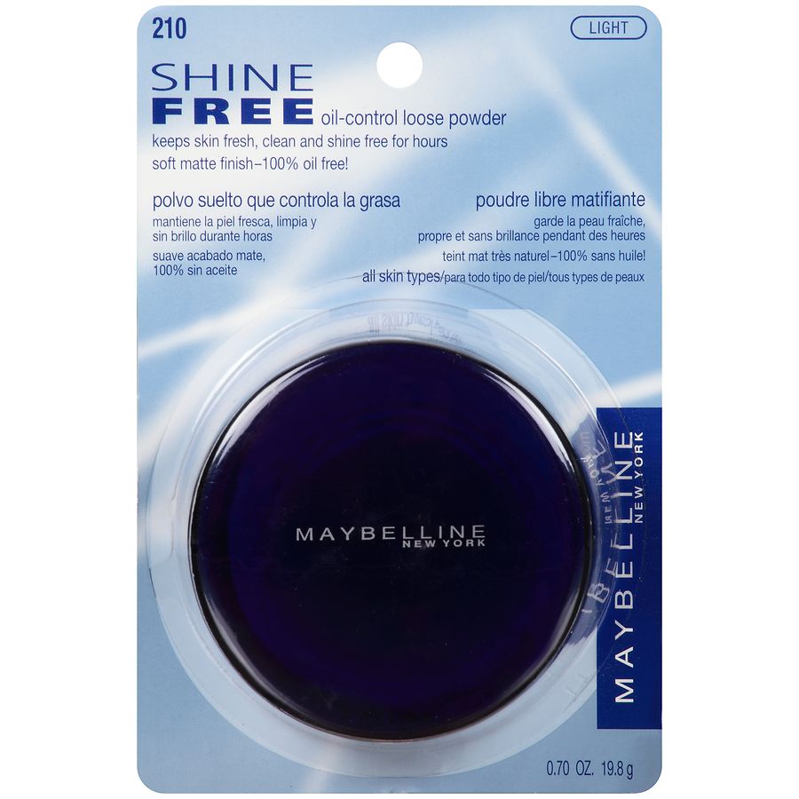 Maybelline Shine Free Oil-Control Loose Powder, Light Glow | Walgreens