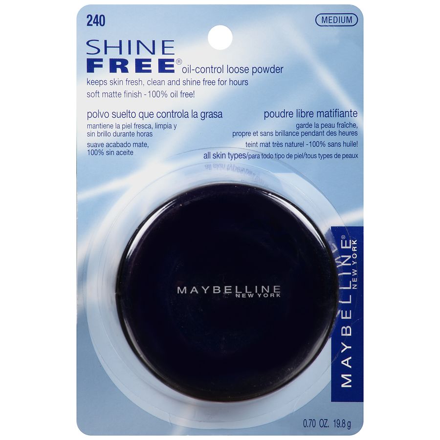 Maybelline Shine Free Oil-Control Loose Powder,Medium | Walgreens