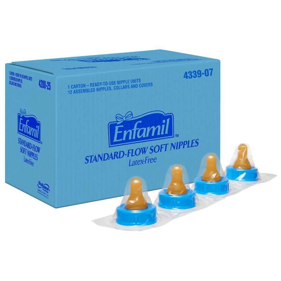 Enfamil Standard-Flow Soft Nipples Latex-Free