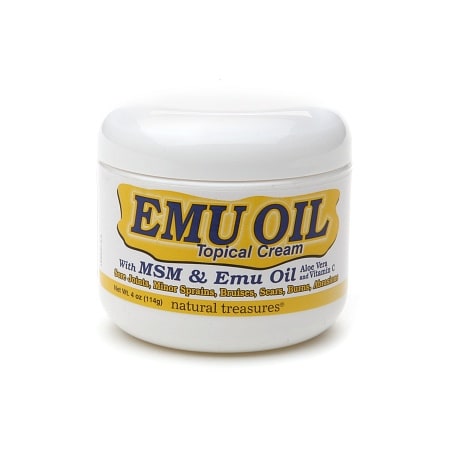 Natural Treasures Emu Oil Topical Cream - 4 oz.