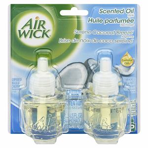 Air Wick Scented Oil Twin Refill Serene Coconut Breeze