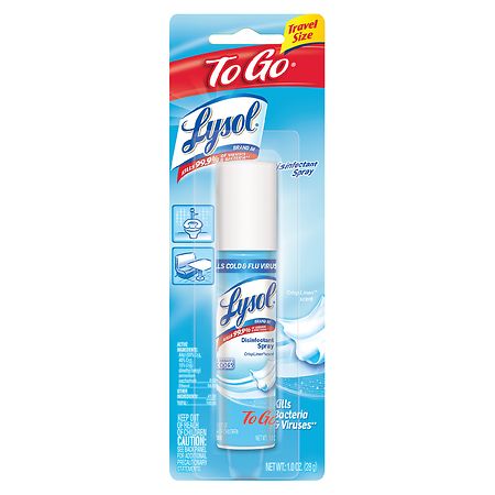 Lysol To Go Disinfectant Spray, Crisp Linen, 1oz