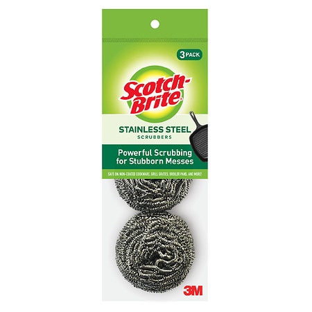 Scotch Brite Stainless Steel Scrubbing Pads Walgreens