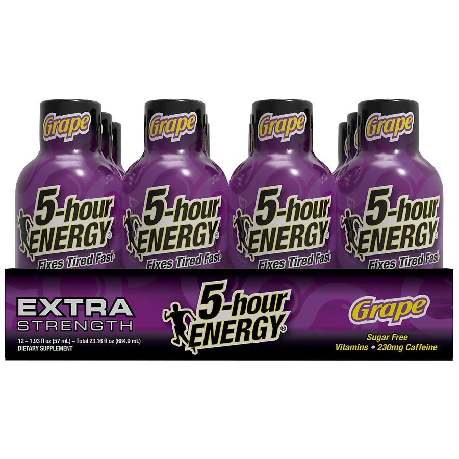 5-Hour ENERGY Shot, Extra Strength Grape