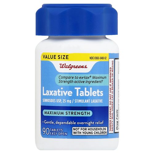 Walgreens Maximum Strength Laxative Pills - 90 ea.