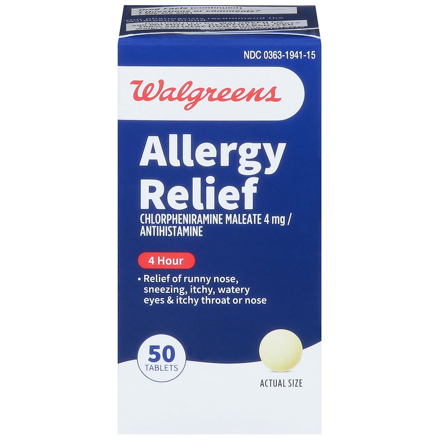 Walgreens Wal Finate Allergy Relief Tablets Walgreens
