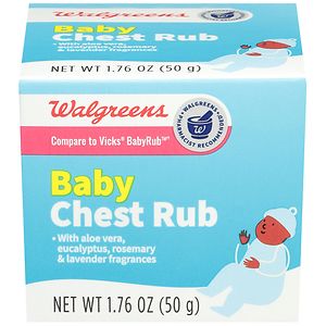 Walgreens Baby Chest Rub Soothing Ointment