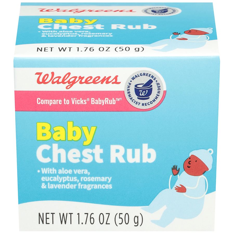 Walgreens Baby Chest Rub Soothing 