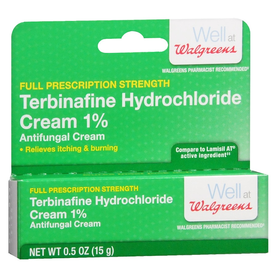 Walgreens Terbinafine Hydrochloride Cream 1% Antifungal Cream | Walgreens