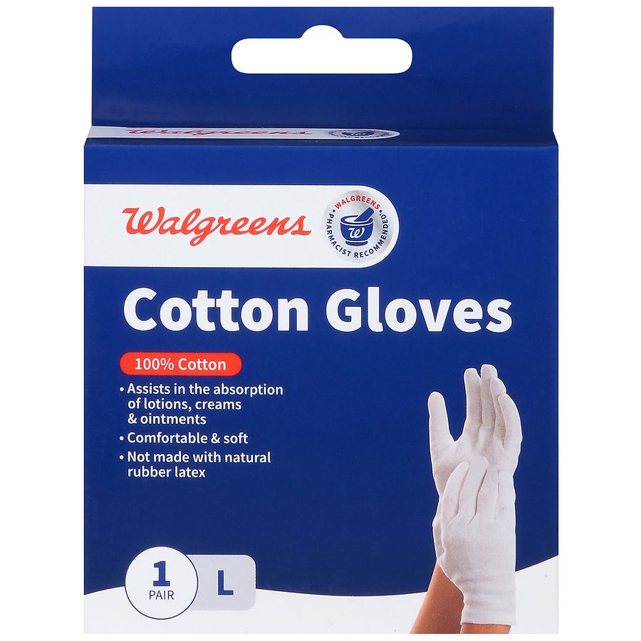 Craft Supplies & Tools White 100% Cotton Gloves Pairs Dermatological Overnight Moisturising Eczema Skin 2 or 4 Pairs 