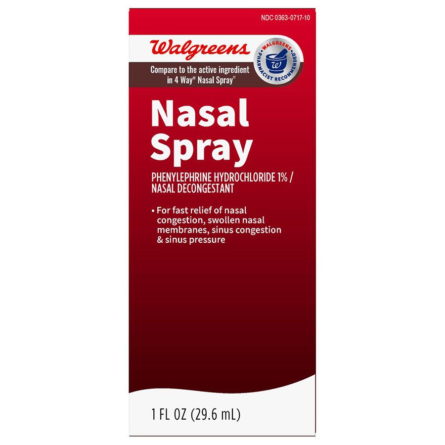 Well at Walgreens WalFour Nasal Decongestant Spray Walgreens