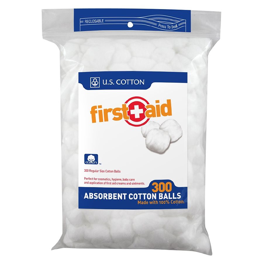 first aid cotton balls