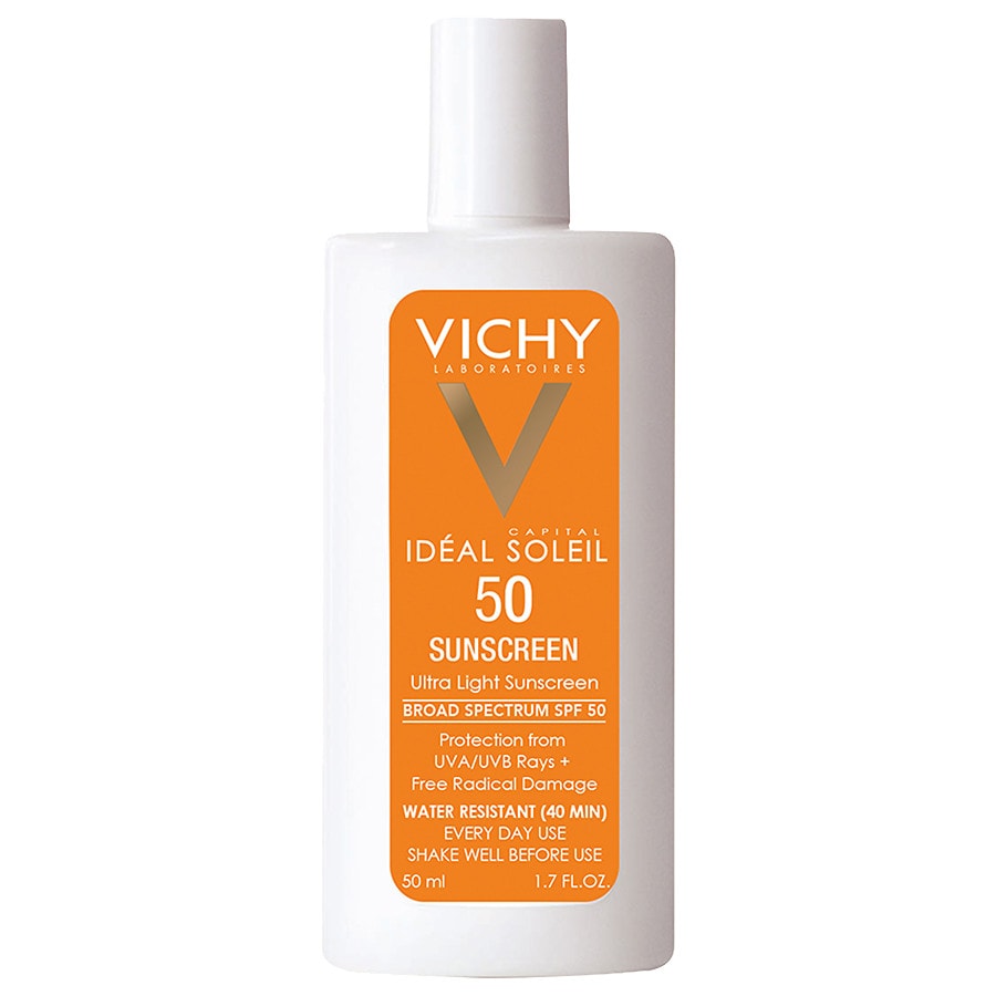 Vichy Ideal Captial Soleil Ultra Light Face Sunscreen SPF 50 with Antioxidants