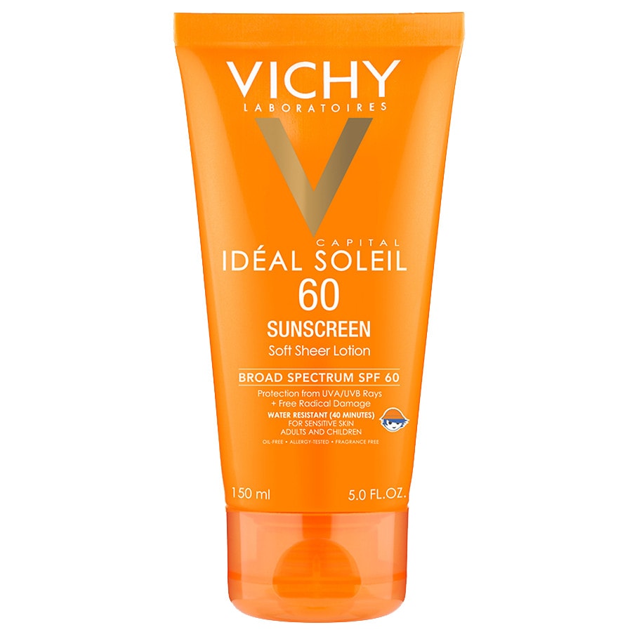  Vichy Capital Soleil Soft Sheer Face and Body Sunscreen Lotion SPF 60 