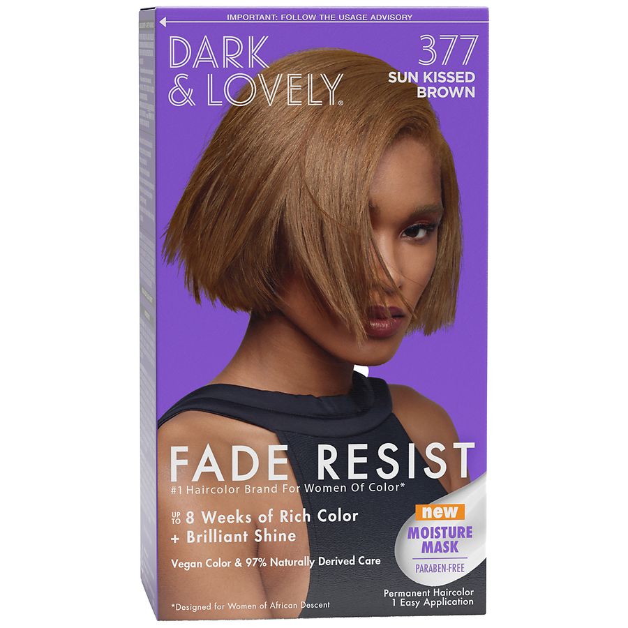 SoftSheen-Carson Dark and Lovely Fade Resistant Rich Conditioning Color 377 Sun Kissed Brown, 377 Sunkissed Brown