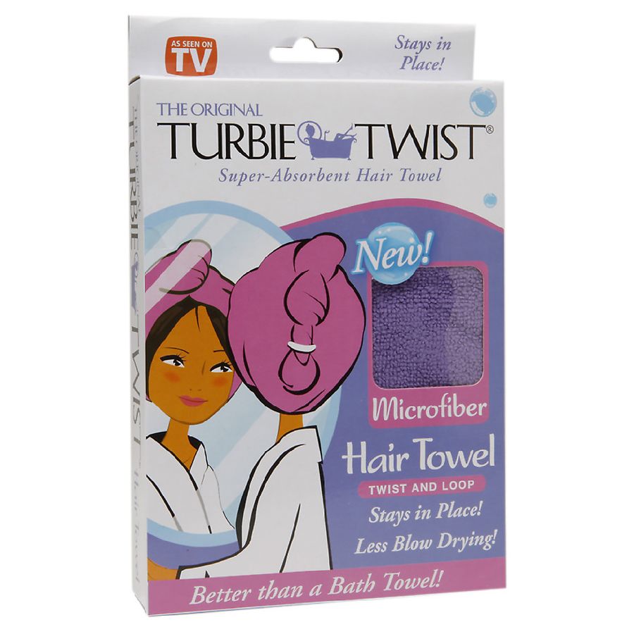 Turbie Twist Microfiber Super Absorbent Hair Towel