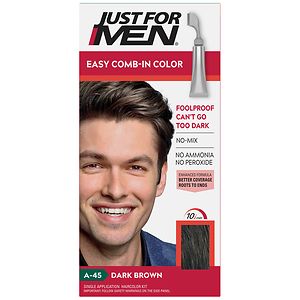 Just For Men AutoStop Foolproof Haircolor Dark Brown A-45