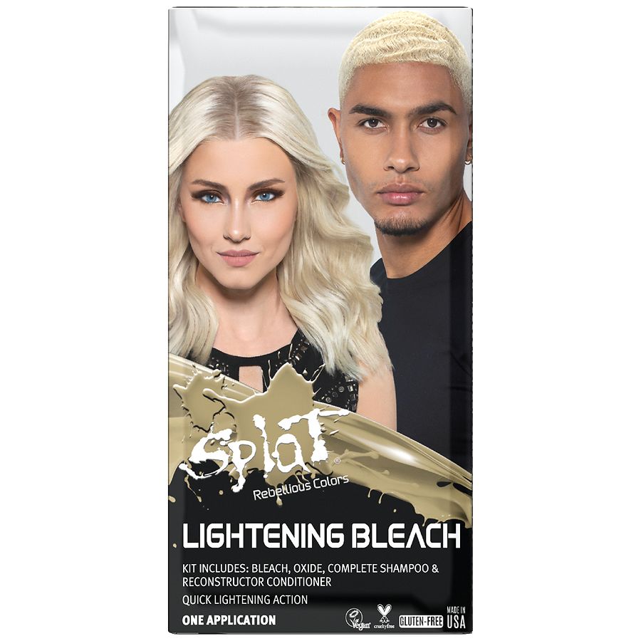 Splat Hair Color Complete Kit Lightening Bleach Walgreens
