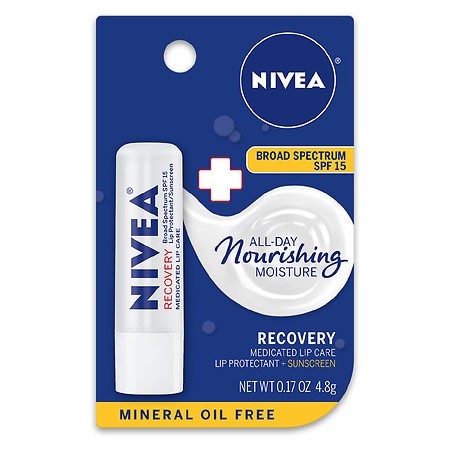 Nivea Lip Care A Kiss Of Recovery Medicated Lip Repair SPF 15