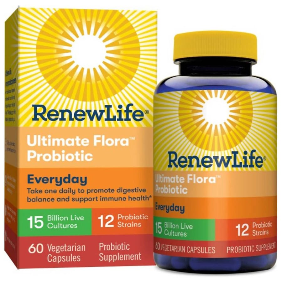  ReNew Life Ultimate Flora Adult  Probiotic Vegetarian Capsules 