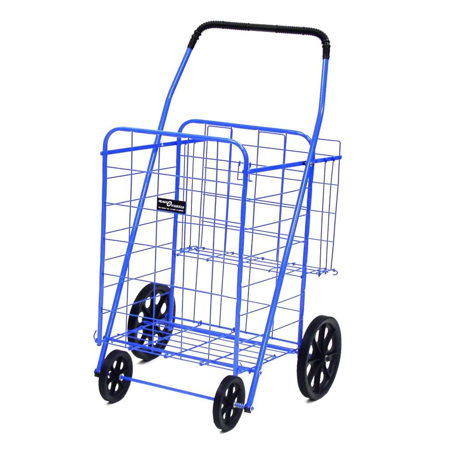 Capacity Easy Wheels Jumbo+ Cart BLUE 125 Lbs 