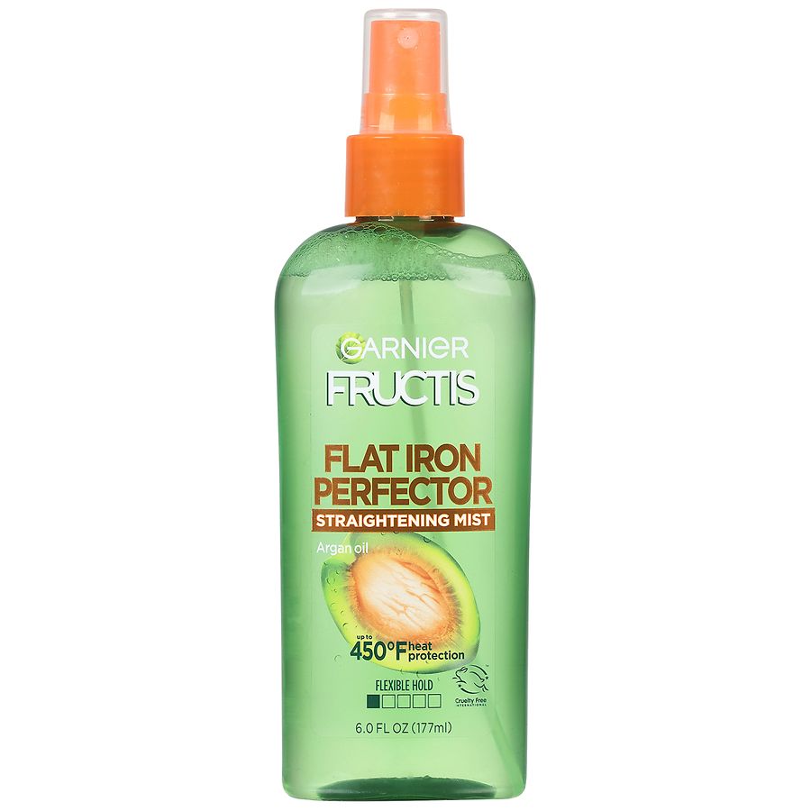 Garnier Fructis Style Flat Iron Perfector Straightening Mist, Argan Oil