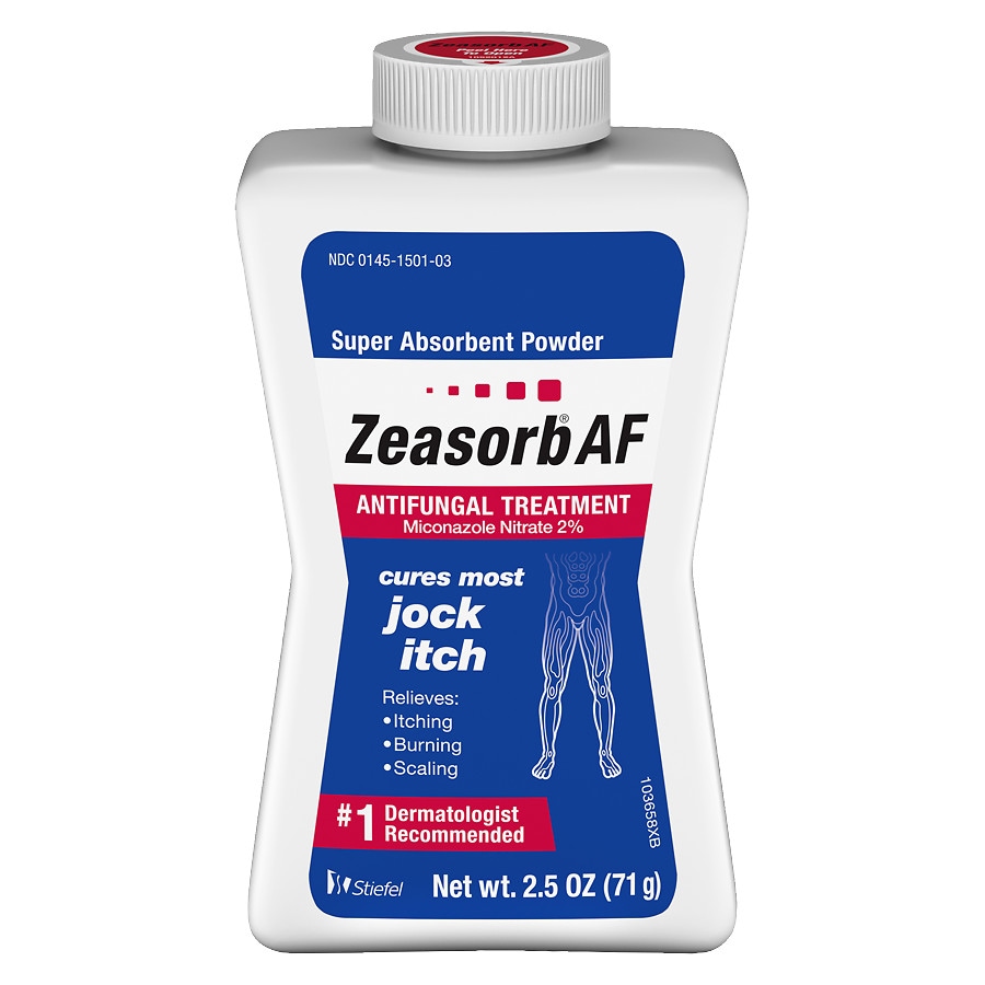 Zeasorb Super Absorbent Antifungal Treatment Powder for Jock Itch ...