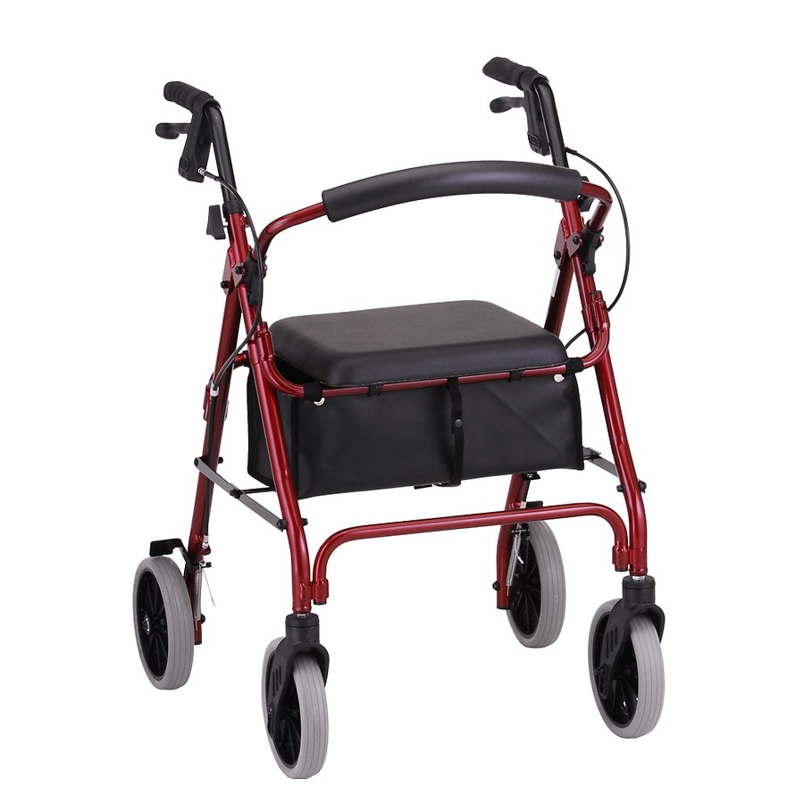  Nova Zoom Rolling Walker 22 inch Red 